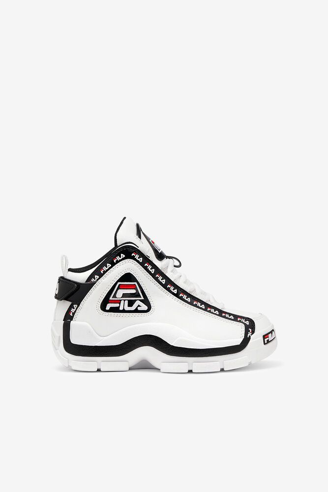 Fila Grant Hill 2 Repeat White Sneakers Kids - NZ 10392-WVYE